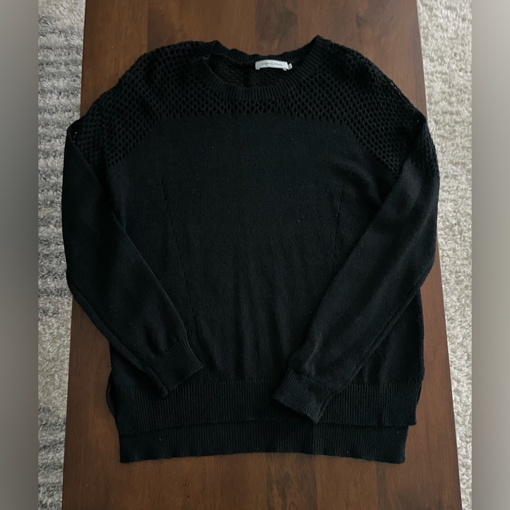 Stitches & Stripes Black Knit Sweater - Size M